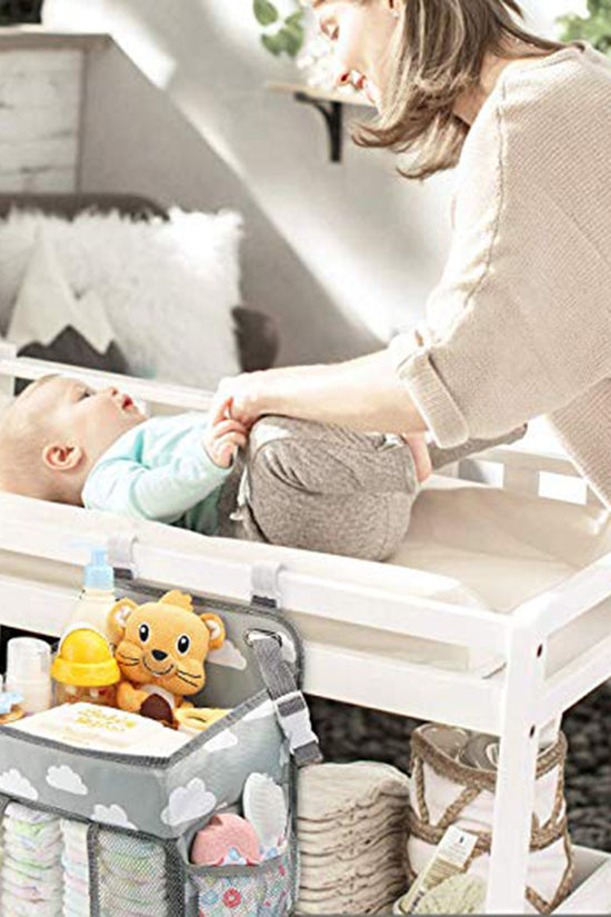 Portable Baby Crib Organizer Bed Hanging Bag