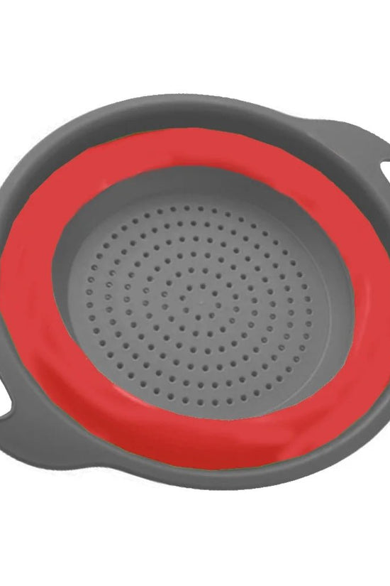 1 X Collapsible Strainer Colander Silicone Bowl 11.8