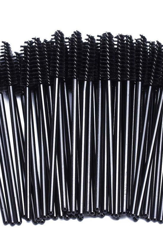 100 Pcs Disposable Eyelash Spoolies Brush Mascara Applicator Lash Wand Lashes Brush Eyebrow Spooly for Extension - Velinare