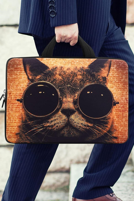 11 11.6 12 12.1 12.5 Inch Laptop Carrying Bag Chromebook Case Notebook Ultrabook Bag Tablet Travel Cover Neoprene Sleeve for Apple Macbook Air Samsung Google Acer HP DELL Lenovo Asus Cat - Velinare