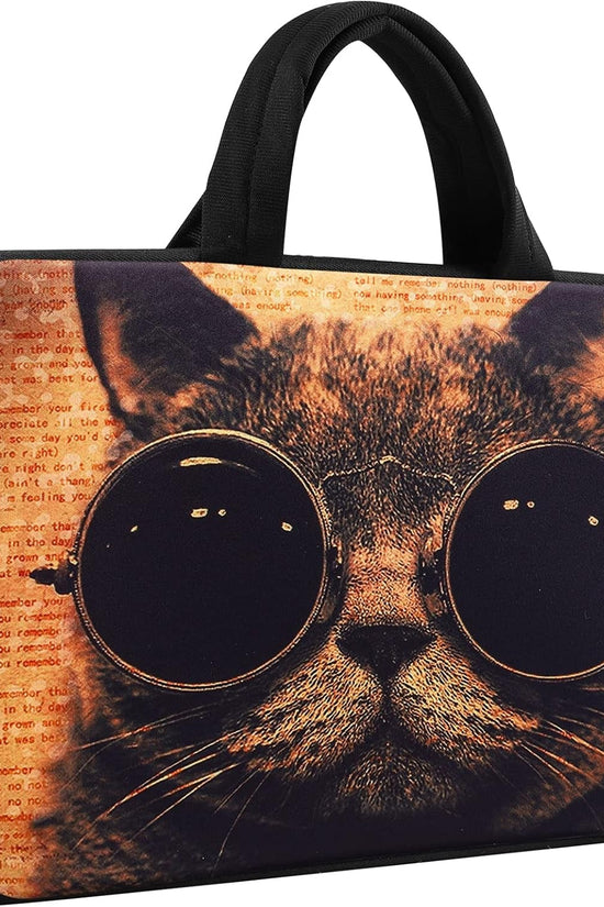 11 11.6 12 12.1 12.5 Inch Laptop Carrying Bag Chromebook Case Notebook Ultrabook Bag Tablet Travel Cover Neoprene Sleeve for Apple Macbook Air Samsung Google Acer HP DELL Lenovo Asus Cat - Velinare