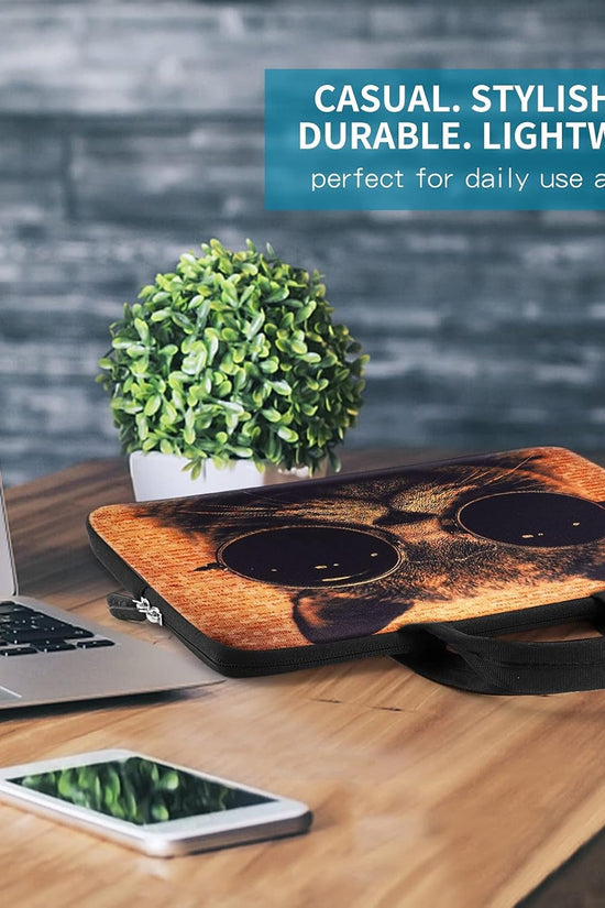 11 11.6 12 12.1 12.5 Inch Laptop Carrying Bag Chromebook Case Notebook Ultrabook Bag Tablet Travel Cover Neoprene Sleeve for Apple Macbook Air Samsung Google Acer HP DELL Lenovo Asus Cat - Velinare