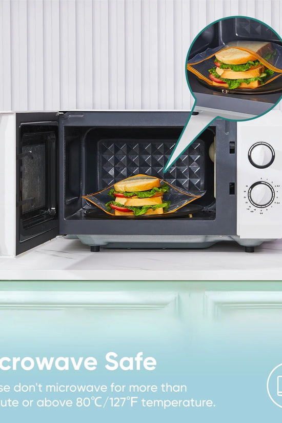 14 Pack Dishwasher Safe Stand - Up Reusable Food Storage Bags, Leakproof Reusable Freezer Bags,Silicone Reusable Sandwich Bags - Velinare