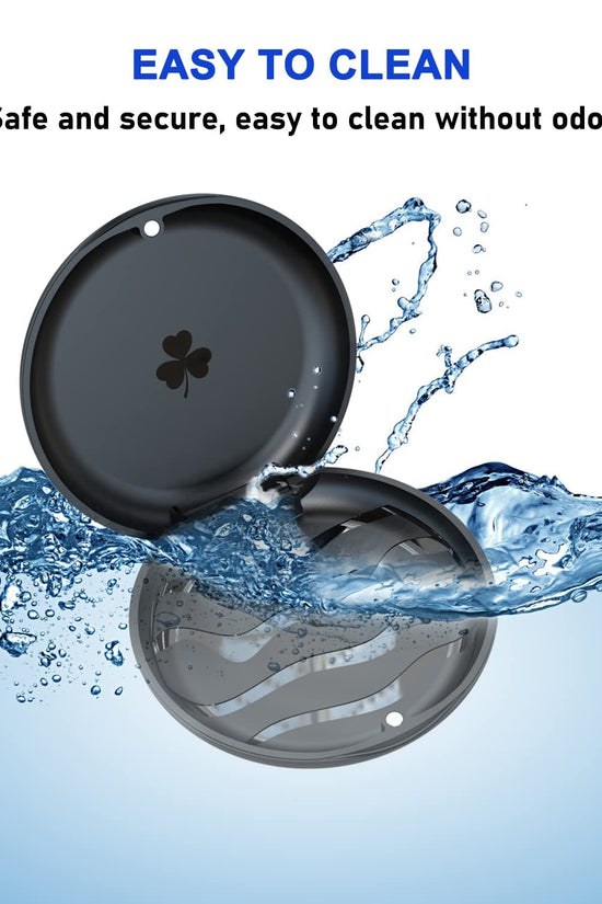 2 Pack Aligner and Retainer Case, Slim Aligner Case Compatible with Invisalign, Mouth Guard Case, Orthodontic Case, Teeth Braces Case, Night Guard Case Container Storage Holder Black. - Velinare