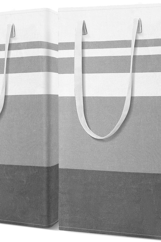 2Pack 75L Large Freestanding Laundry Hamper, Collapsible Laundry Basket Hamper with Handles Waterproof Clothes Hamper Organizer for Easy Storage - Velinare