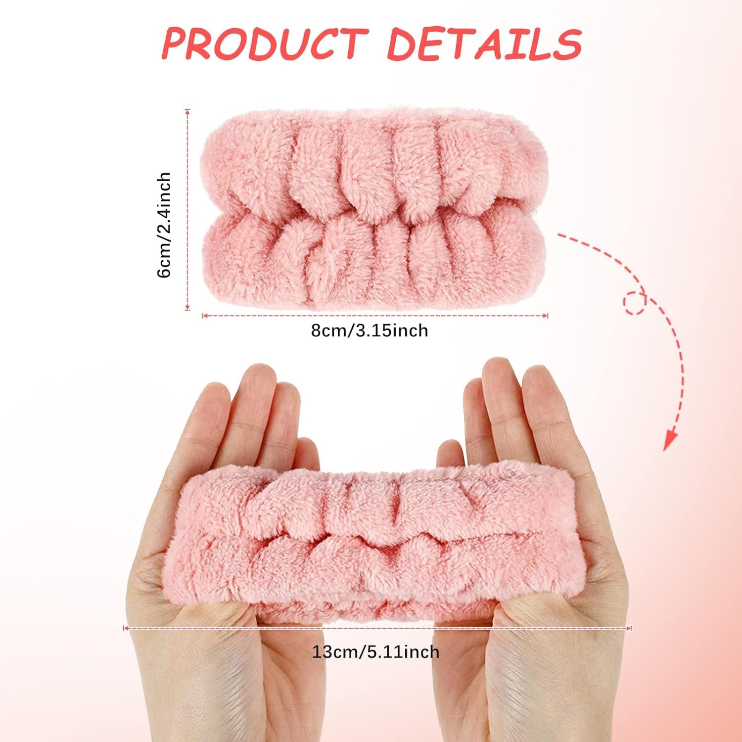 4 Pairs Wrist Bands for Washing Face Wrist Spa Microfiber Wash Towel Band Scrunchies Absorbent Wristbands Sweatband for Women Prevent Liquid from Spilling(Stylish Colors) - Velinare