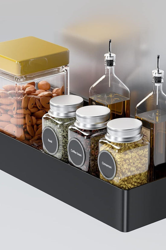 4Pack Magnetic Spice Rack Organizer for Refrigerator Fridge Storage Shelf Holder - Velinare
