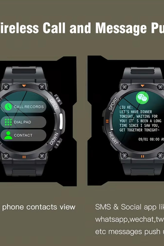 K56Pro Smart Watch for Men Heart Rate Blood Bluetooth Sport 400Mah Long Standby 1.39 Inch 360*360 HD Screen Outdoors Smartwatch