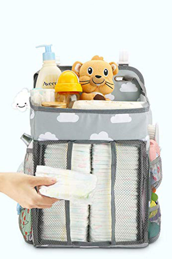 Portable Baby Crib Organizer Bed Hanging Bag