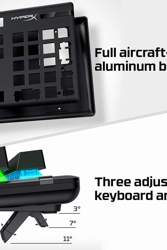 Alloy Origins - Mechanical Gaming Keyboard, Software - Controlled Light & Macro Customization, Compact Form Factor, RGB LED Backlit - Linear Red Switch (Black) - Velinare