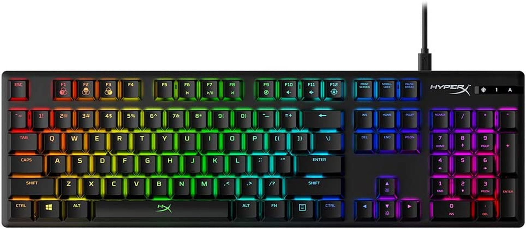 Alloy Origins - Mechanical Gaming Keyboard, Software - Controlled Light & Macro Customization, Compact Form Factor, RGB LED Backlit - Linear Red Switch (Black) - Velinare