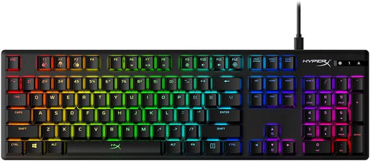 Alloy Origins - Mechanical Gaming Keyboard, Software - Controlled Light & Macro Customization, Compact Form Factor, RGB LED Backlit - Linear Red Switch (Black) - Velinare