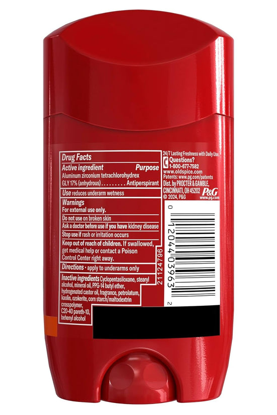 Aluminum Free Deodorant for Men, 24/7 Odor Protection, 24/7 Freshness & Lasting Scent, Goes on Clear, Bearglove with Crisp Orchard Scent, 2.6 Oz - Velinare