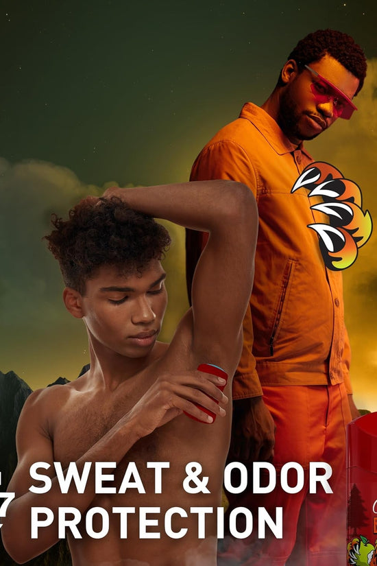 Aluminum Free Deodorant for Men, 24/7 Odor Protection, 24/7 Freshness & Lasting Scent, Goes on Clear, Bearglove with Crisp Orchard Scent, 2.6 Oz - Velinare