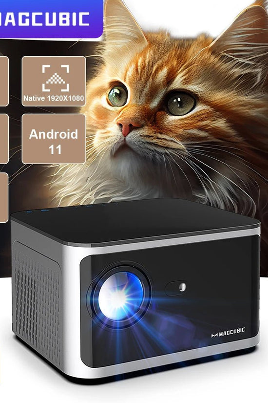 Android 11 4K Smart Projector 580ANSI 1920*1080P Full HD Wifi6 BT5.0 Allwinner H713 Voice Control Home Cinema Theater - Velinare