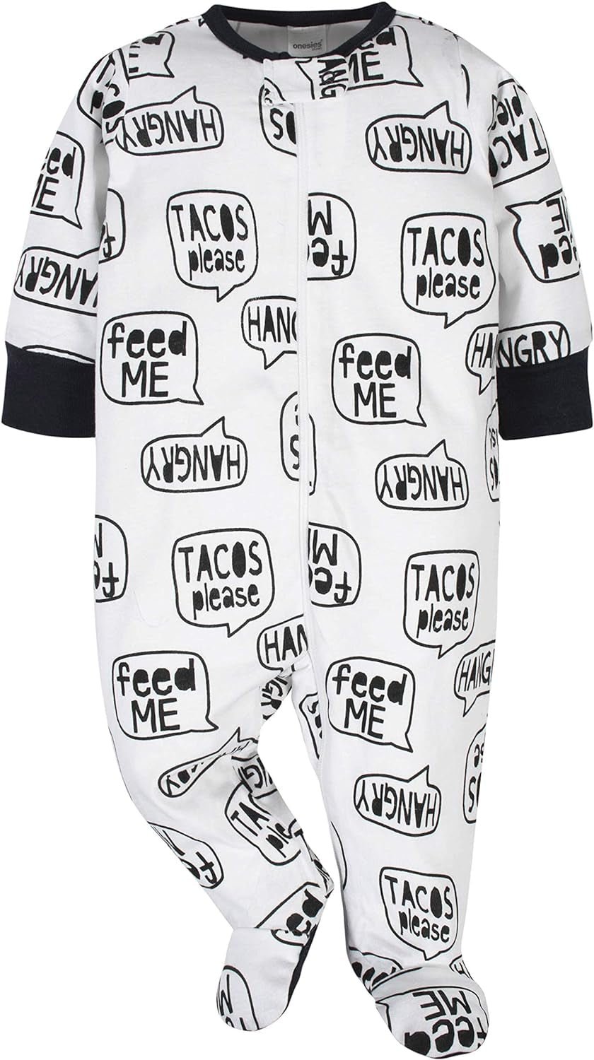 Baby Boys' 4 - Pack Sleep 'N Play Footies - Velinare