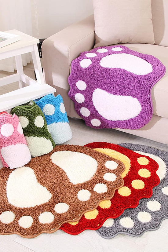 Bathroom Rugs Mats Water Absorbent Non - Slip Mat Used in Bathroom, Shower, Room, Etc.Soft Microfiber Bath Mat Machine Washable Bath Mat Bathroom Mat (Pink, 19X26'') - Velinare