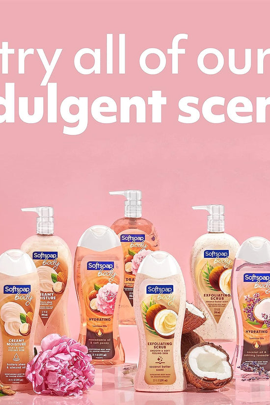 Body Wash Exfoliating Scrub, Coconut Butter Scent, 20 Oz Bottle - Velinare