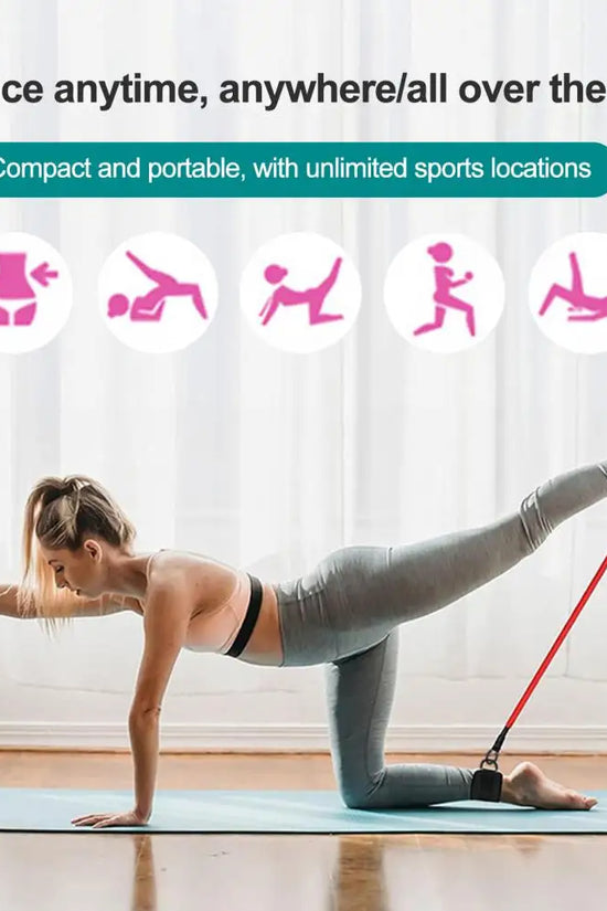Ankle Resistance Bands Workout Resistance Bands Adjustable Ankle Resistance Band Set with Fastener Tape for Leg for Strength