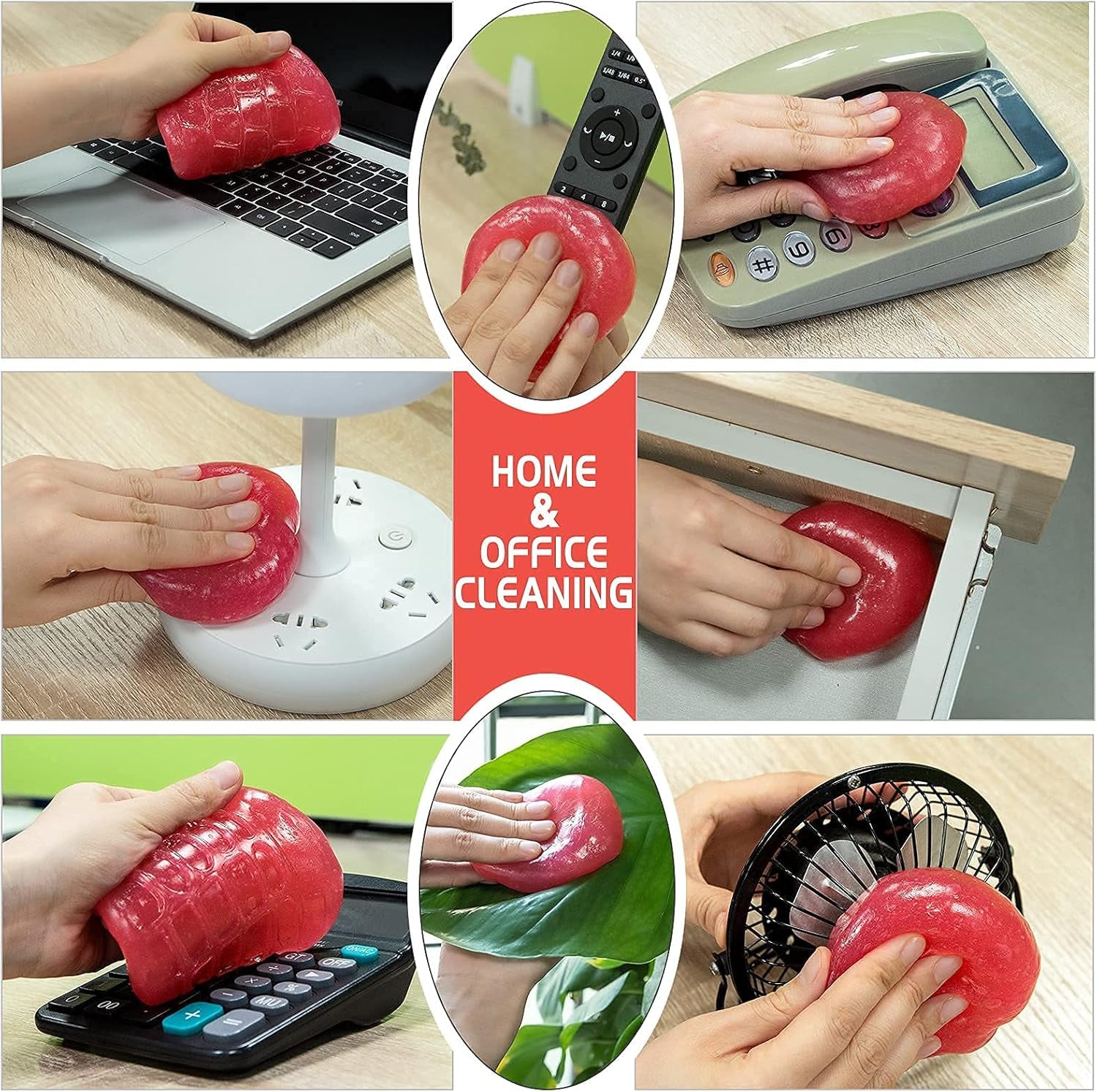 Car Cleaning Gel Car Cleaning Putty Car Slime for Cleaning Car Detailing Putty Detail Tools Car Interior Cleaner Automotive Car Cleaning Kits Yellow Rose - Velinare