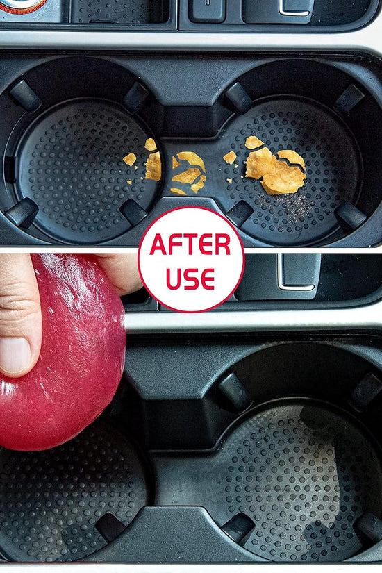 Car Cleaning Gel Car Cleaning Putty Car Slime for Cleaning Car Detailing Putty Detail Tools Car Interior Cleaner Automotive Car Cleaning Kits Yellow Rose - Velinare