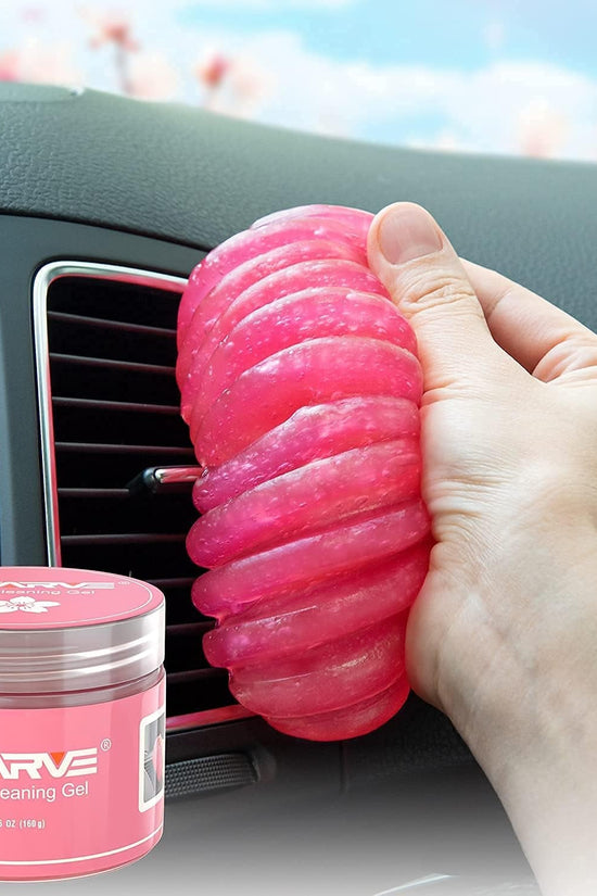 Car Cleaning Gel Car Cleaning Putty Car Slime for Cleaning Car Detailing Putty Detail Tools Car Interior Cleaner Automotive Car Cleaning Kits Yellow Rose - Velinare