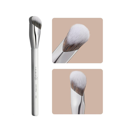 Concealer Brush, Angled under Eye Makeup Small Foundation Precision Face Blending Brush (193 Concealer Brush) - Velinare