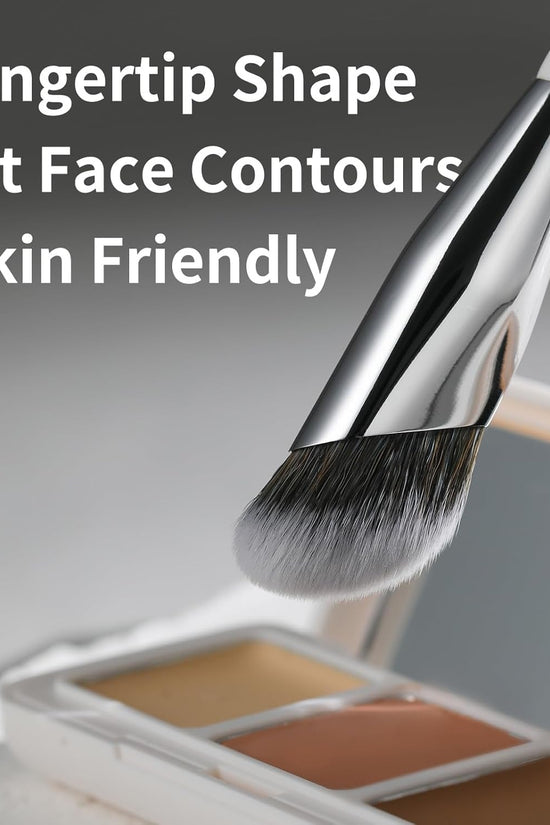 Concealer Brush, Angled under Eye Makeup Small Foundation Precision Face Blending Brush (193 Concealer Brush) - Velinare