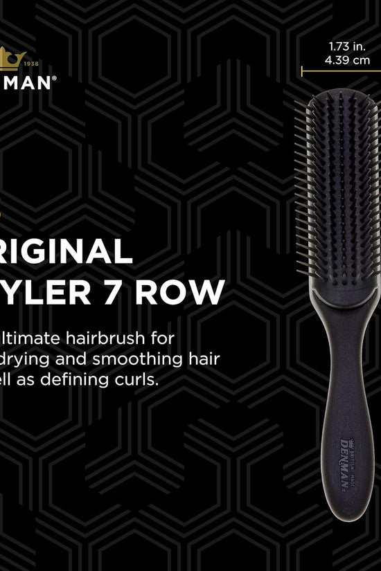 D3 7 Rows Curly Hair Brush Detangling Detangling Detangling Shaping Curls Defining Hair Brush for Men and Women - Velinare