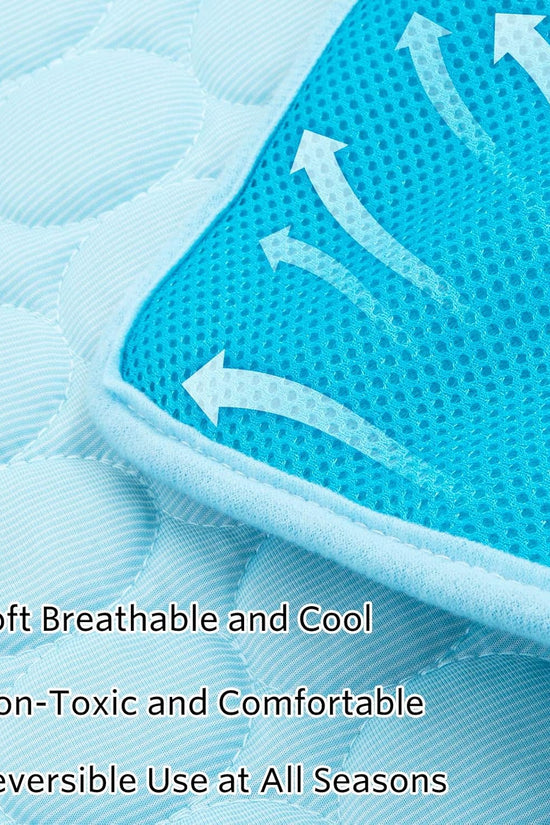 Dog Cooling Mat Dog Cooling Pad Self Cooling Blanket, Washable Cooling Mat for Dogs, Pet Cooling Mat Keeps Pets Cool in Summer Heat, Resuable Fabric Cooling Mat 28X22Inch/70X55Cm