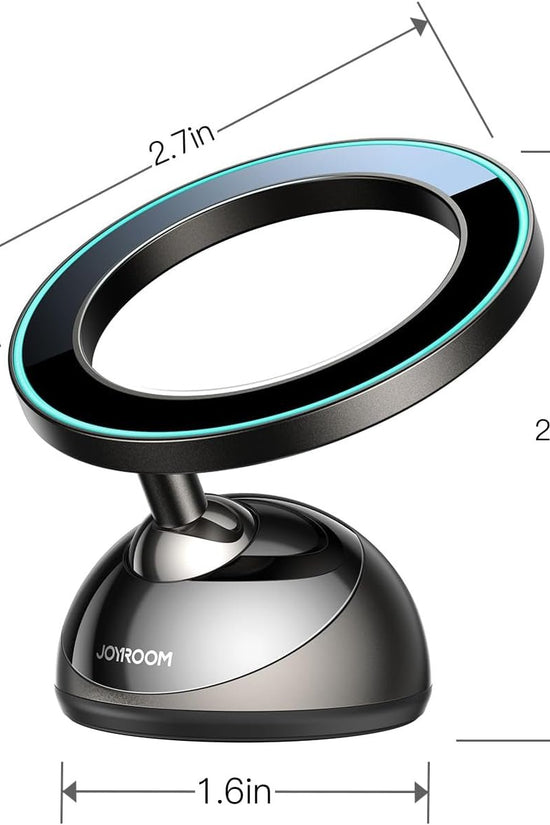 for Magsafe Car Mount, All - Metal Magnetic Phone Holder for Car, [Stronger Magnet] Car Magnet Phone Mount for Dash, Fit for Iphone 16 15 14 13 12 - Velinare