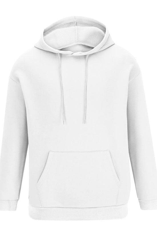 Hoodie for Men Big and Tall,Men Casual Overiszed Hoodies round Neck with Pocket Pullover Long Sleeve Tops Sweatshirt - Velinare