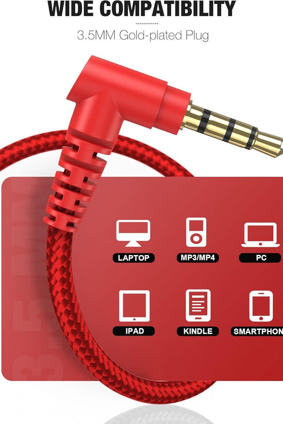 I41 Kids Headphones, on Ear Headphones with 3.5Mm Jack for Kids Children Girls Boys Teens, Foldable, Adjustable, Red - Velinare