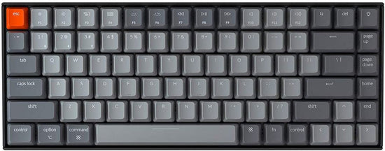 K2 75% Layout RGB Bluetooth Wireless Mechanical Keyboard with Gateron G Pro Brown Switch/Anti Ghosting/N - Key Rollover, Compact 84 Keys USB Wired Gaming Keyboard for Mac Windows - Version 2 - Velinare