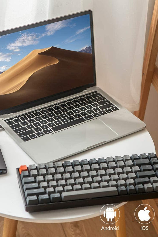 K2 75% Layout RGB Bluetooth Wireless Mechanical Keyboard with Gateron G Pro Brown Switch/Anti Ghosting/N - Key Rollover, Compact 84 Keys USB Wired Gaming Keyboard for Mac Windows - Version 2 - Velinare