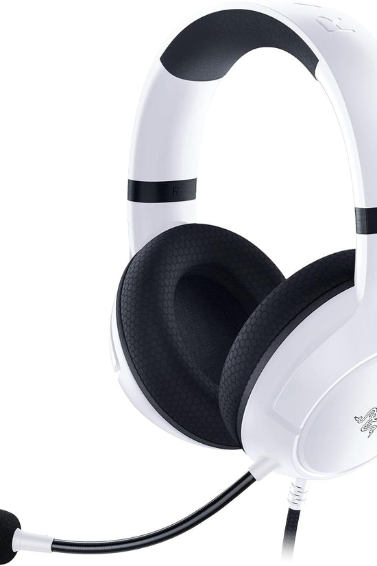 Kaira X Wired Headset for Xbox Series X|S, Xbox One, PC, Mac & Mobile Devices: Triforce 50Mm Drivers - Hyperclear Cardioid Mic - Flowknit Memory Foam Ear Cushions - On - Headset Controls - White - Velinare