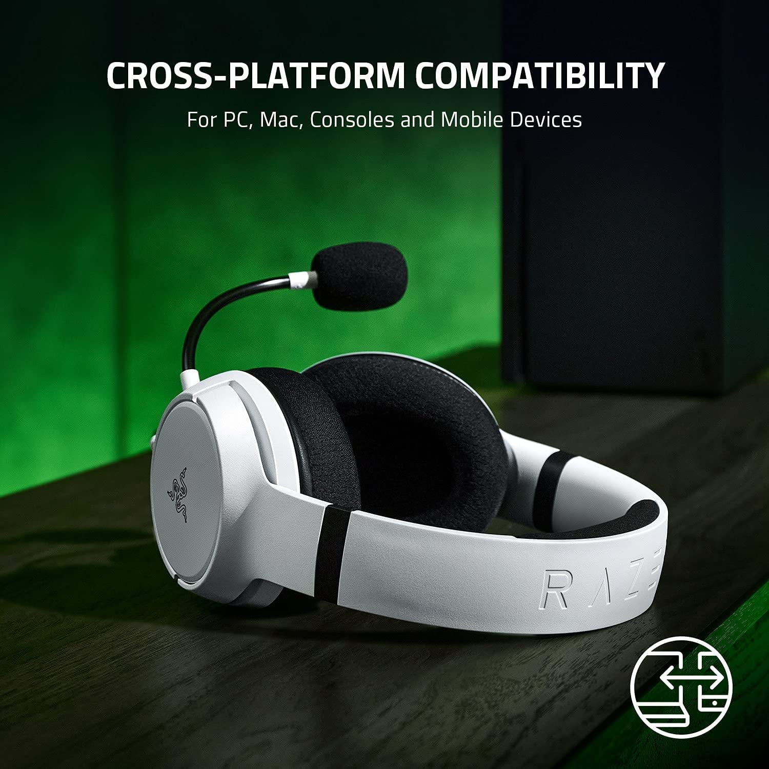 Kaira X Wired Headset for Xbox Series X|S, Xbox One, PC, Mac & Mobile Devices: Triforce 50Mm Drivers - Hyperclear Cardioid Mic - Flowknit Memory Foam Ear Cushions - On - Headset Controls - White - Velinare