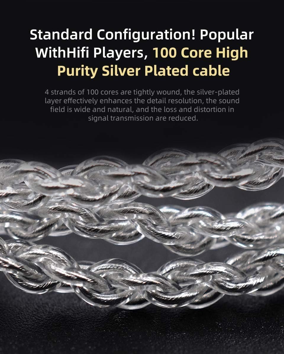 KZ ZSN PRO X Earphone with 1BA and 1DD, KZ High Fidelity in Ear Earbuds High Resolution in Ear Monitor Headphone (NO Mic, Blue)…… - Velinare