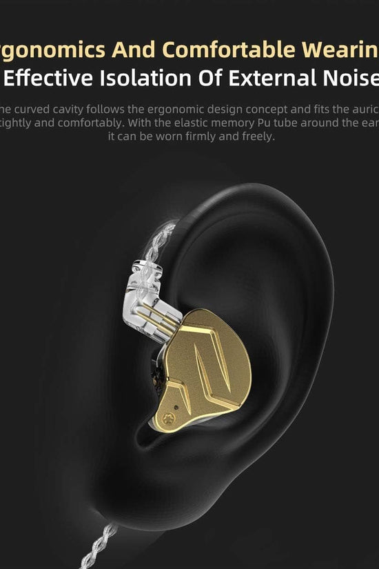 KZ ZSN PRO X Earphone with 1BA and 1DD, KZ High Fidelity in Ear Earbuds High Resolution in Ear Monitor Headphone (NO Mic, Blue)…… - Velinare