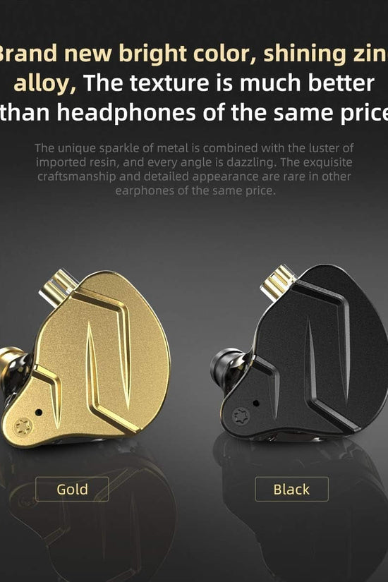 KZ ZSN PRO X Earphone with 1BA and 1DD, KZ High Fidelity in Ear Earbuds High Resolution in Ear Monitor Headphone (NO Mic, Blue)…… - Velinare