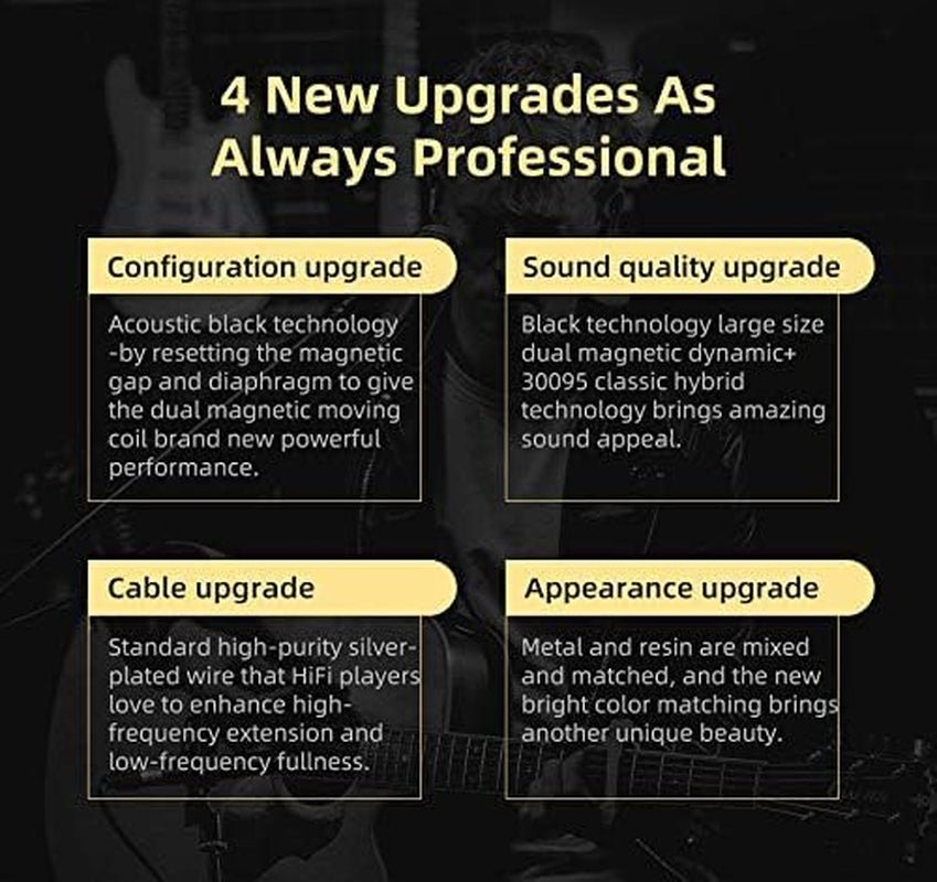 KZ ZSN PRO X Earphone with 1BA and 1DD, KZ High Fidelity in Ear Earbuds High Resolution in Ear Monitor Headphone (NO Mic, Blue)…… - Velinare