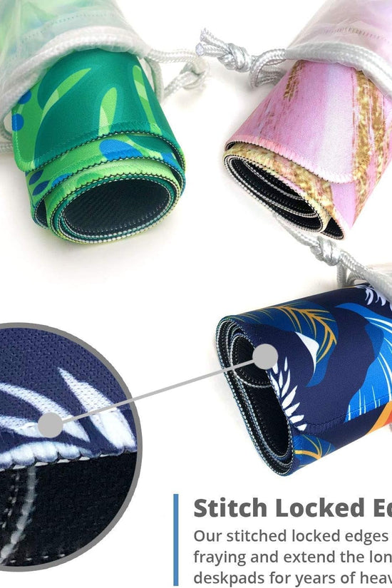 Large Mouse Pad Long Desk Mat Keyboard Pad Desktop Accessories Home School College Decor Supplies Pretty Extended Mousepad Big Office Essentials Women Girls XL Plant Pink Green Cute Cactus - Velinare