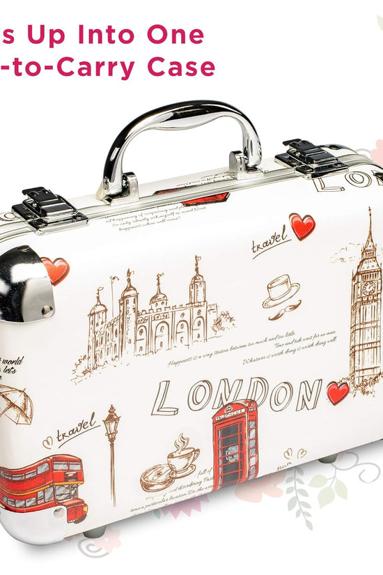 Makeup Kit Gift Set - 41 Eye Shadows, 7 Body Glitters, 1 Lip Liner Pencil, 1 Lipsticks, 4 Blushs, Eye Liner Pencil, 5 Concealers, 2 Lip Gloss, 5 Bronzers, Mirror - Velinare