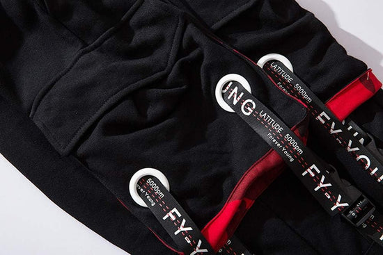 Men'S Jogger Pants Punk Cargo Baggy Techwear Hip Hop Harem Pants Streetwear Tactical Track Pant - Velinare