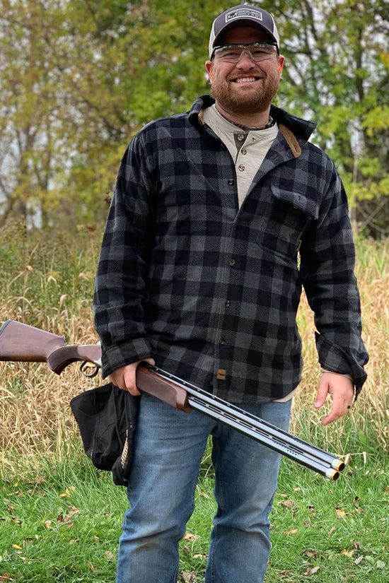 Mens Plaid Shirts for Men - Heavyweight Buffalo Plaid Fleece Shirt - Soft - Velinare