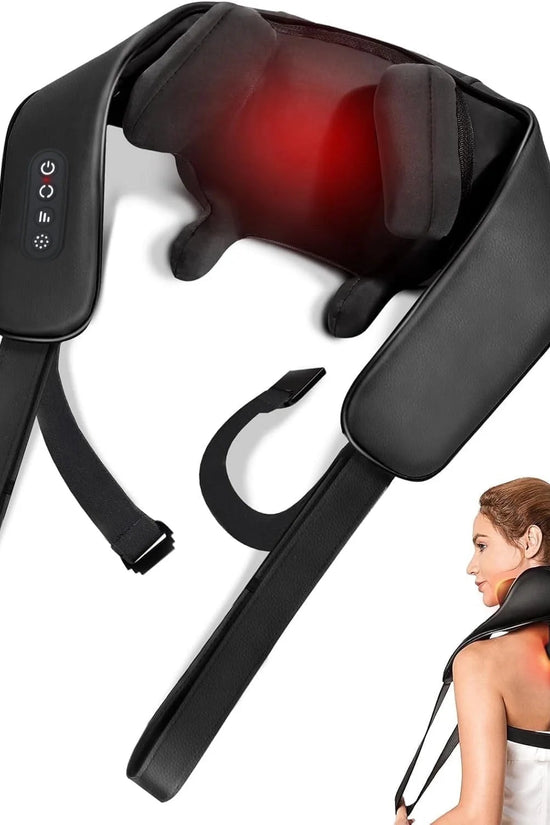 Neck Massager with Heat, Cordless Shoulder Massager, 4D Deep Kneading Shiatsu Shoulder and Neck Massage, Gift for Mother'S Day and Father'S Day - Velinare