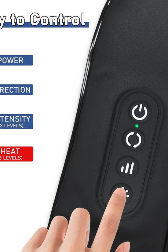 Neck Massager with Heat, Cordless Shoulder Massager, 4D Deep Kneading Shiatsu Shoulder and Neck Massage, Gift for Mother'S Day and Father'S Day - Velinare