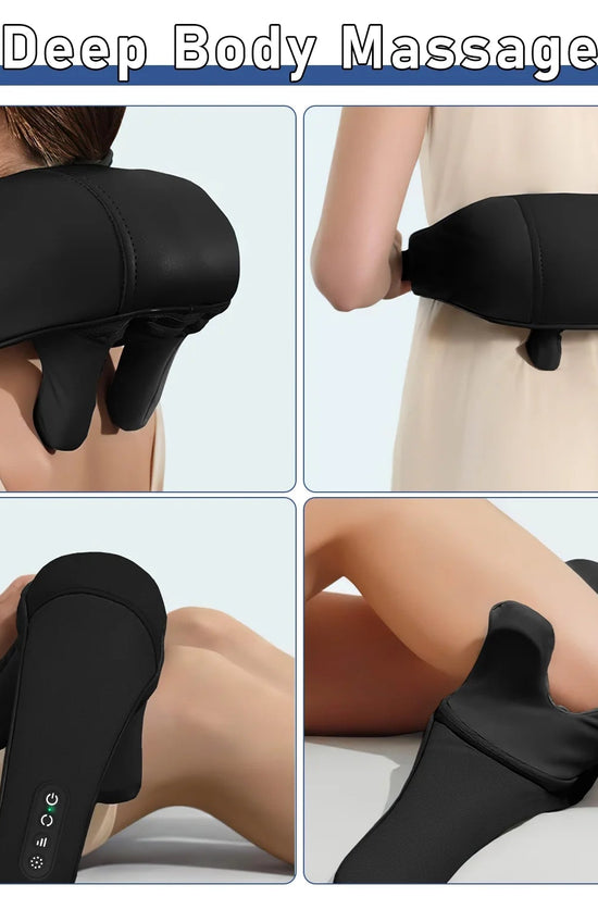 Neck Massager with Heat, Cordless Shoulder Massager, 4D Deep Kneading Shiatsu Shoulder and Neck Massage, Gift for Mother'S Day and Father'S Day - Velinare