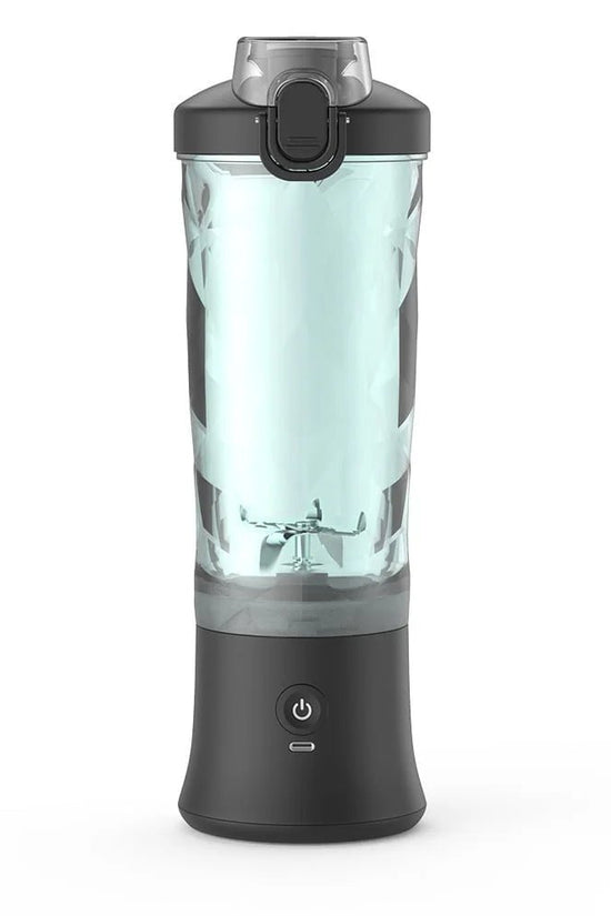 Portable Blender for Shakes and Smoothies, Personal Blender for Shakes with 21 Oz Travel Cup, Mini Personal Size Blender with 10 Blades and USB Rechargeable for Gym, Home and Outdoors, Black - Velinare