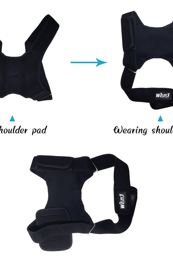 Posture Corrector Brace for Women Men,Back Brace for Posture for Women and Men with Adjustable Shoulder Braces and Cushion Pads,Corrects Hunching&Bad Posture&Shoulder Neck Pain - Velinare